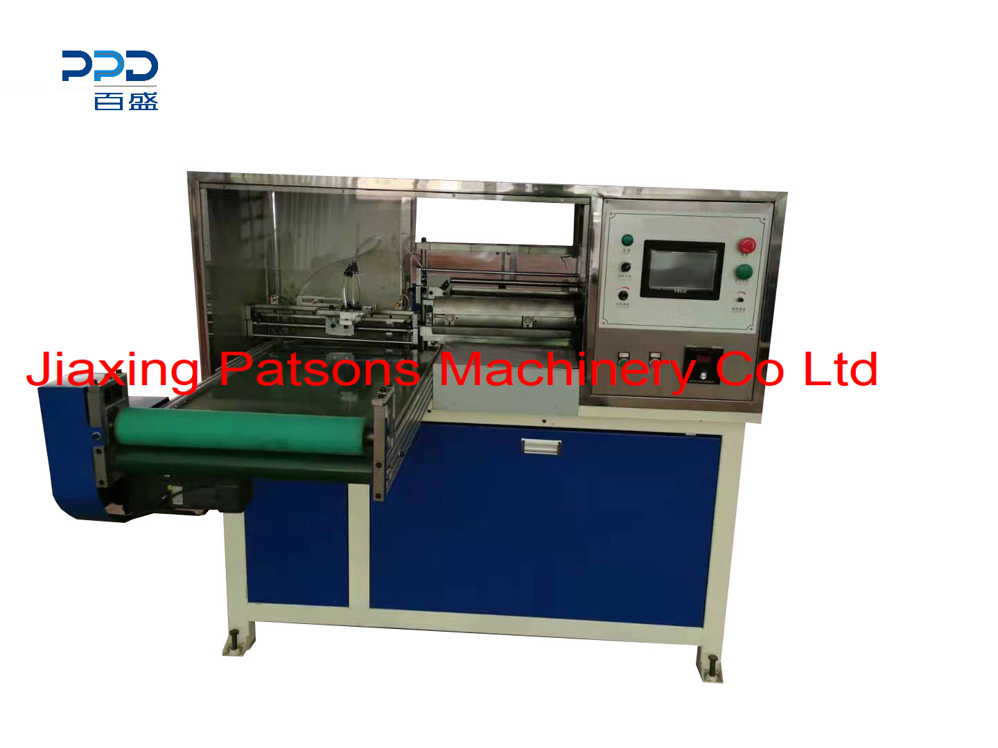 Automatic tablecloth rewinding machine