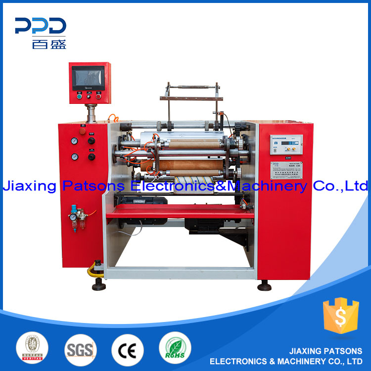 3 Shafts Aluminum Foil Rewinding Machine