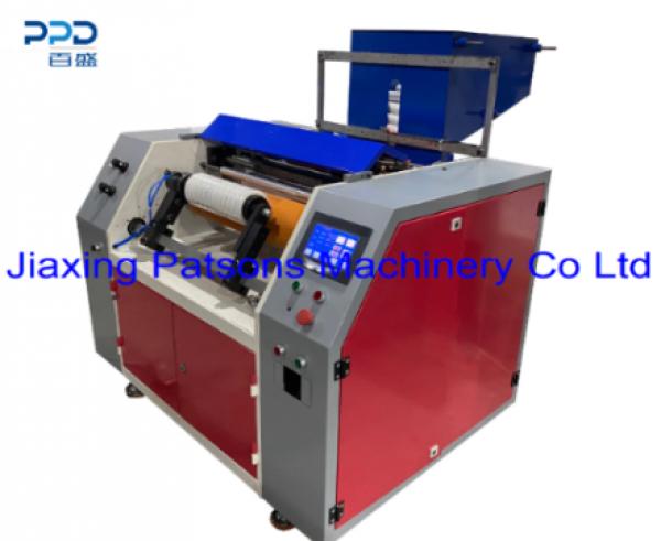 Automatic food grade cling film rewinder