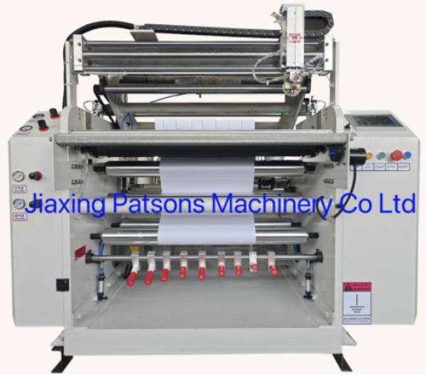 Thermal Paper Slitting Machine With Automatic Cutting & Gluing